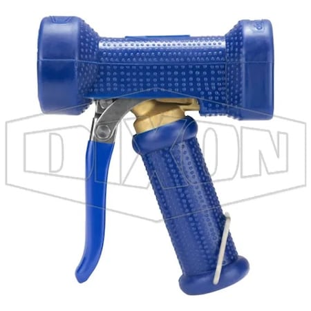 Dixon Front Lever Spray Nozzle, 1/2 in FNPT Connection, 6.6 GPM Flow Rate, 350 psi Pressure, Brass, Domest DWG050