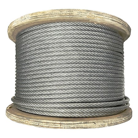 Lexco Cable Coated Cable 1/16 7x7G 3/32 CLR PVC 1167332CCC