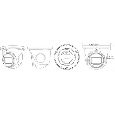 Vitek IP Camera, Varifocal, RJ45, Color Display VTC-TNT8MEA