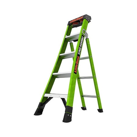 Little Giant Ladders Combination Ladder, 5.1 ft, 375 lb Capac. 13905-001