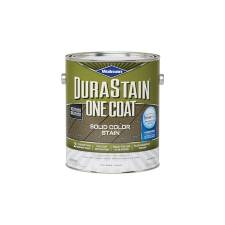 Rust-Oleum Wolman 1 Gal White Base Durastain One Coat Solid Stain, 4PK 288094
