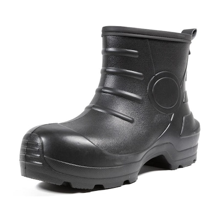 Gemplers Men's Black Bear Max Low Cut Rubber Boots, Plain Toe, 6 in Height, Black, 11 237910