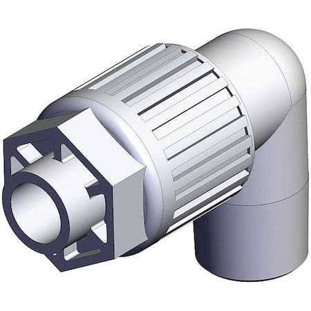 Smc High Purity Tube Fitting, Adapter, PFA LQ3L3C-MN