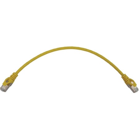 Eaton Tripp Lite Series Cat6a 10G Snagless Shielded Slim STP Ethernet Cable RJ45 M/M, PoE, N262-S01-YW