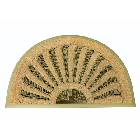 Terreno 24 x 39 in. Natural Coir Rubber Backed Mat TE2965742