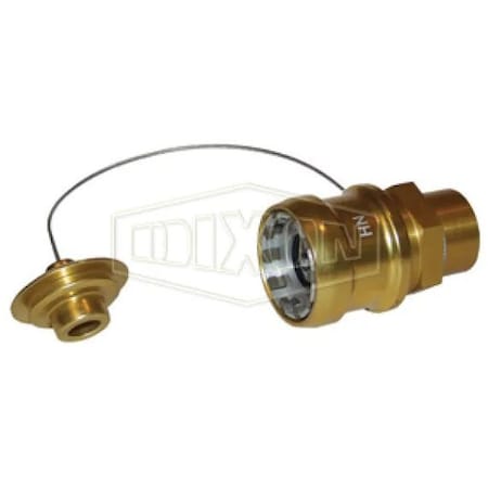 Dixon FloMAX Hydraulic Oil Nozzle with Plug, 3/4 in Nominal, FNPT, Aluminum, Domestic HN-P