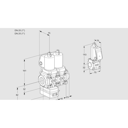Honeywell Kromschroder VCD1T25N/25N05D 50NQSL/PPZS/PPPP W/ PN K KS88104069