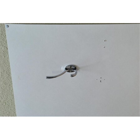 Blueprints Vertical Double Robe Coat Hook, Polished Chrome BL2643641