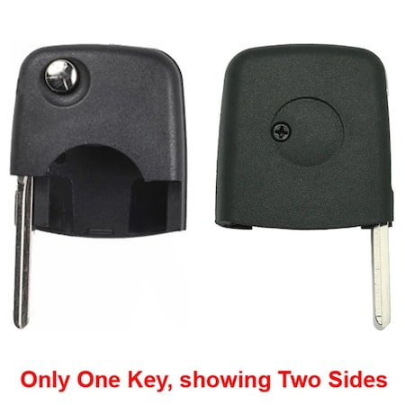 Aks Keys 1998 - 2002 VW Flip Key Shell / Round Head / NON Chip FS-VW-04