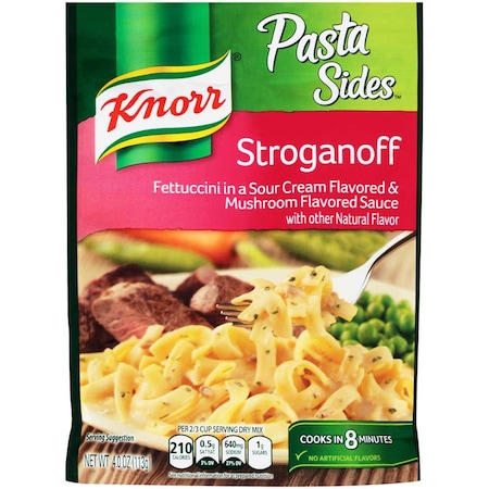 Knorr Professional Knorr Pasta Sides Stroganoff Side Meal, 4 Ounce, 8PK 59296