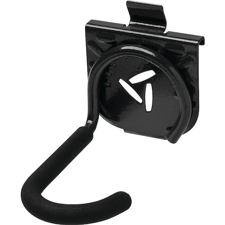Whirlpool GLADIATOR Vertical Bike Hook, 30 lb, Steel, Granite, Powder-Coated GAWUXXVBRH