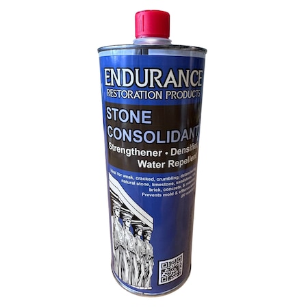 Endurance Restoration Products Stone Consolidant - 1 Liter. Strengthener, Densifiier and Water Repellant. Ideal for Weak, Cracked, ESC
