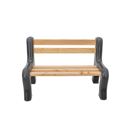 Good Ideas Bench Ends - Make Your Own Outdoor Bench - Dark Granite BENCHEND-DAR