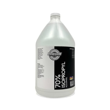 Renegade Products Usa 70% Isopropyl Alcohol: Janitorial and Surface Cleaner, 1 Gallon 2970G01