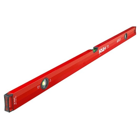 Sola Box Level, Aluminum, 48 In, Red LSX48