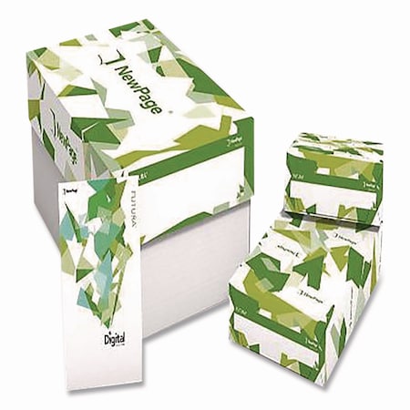 Sterling Premium Futura New Page Digital Cover Paper, 96 Bright, 80 lb Bond Weight, 8.5 x 11, White, 1500PK 389584V