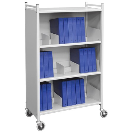 Omnimed Versa Cabinet Style Chart Rack 3 Tier, Flexable Storage Options 262130-LG