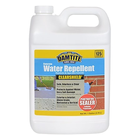 Damtite 06350 Shield Penetrating Water Repellent, Clear, 1 gal, Bottle 6350