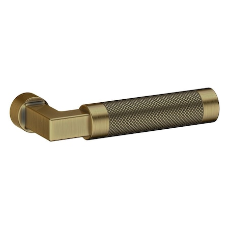 Baldwin Baldwin Left Hand Single L030 Knurled Lever Less Rose Antique Brass Finish L030050LMR