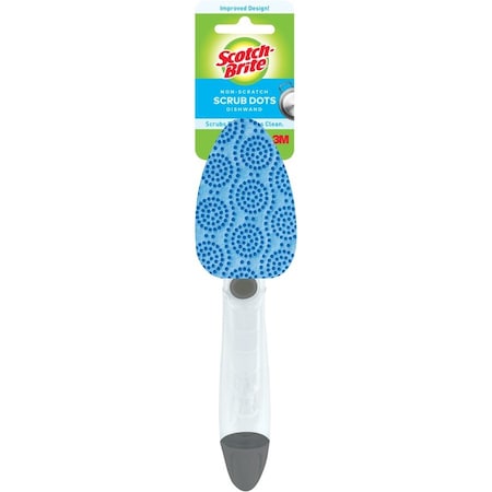 Scotch-Brite Dish Wand, Cellulose Bristle, Light Blue Bristle, 11.7 in OAL 690-4
