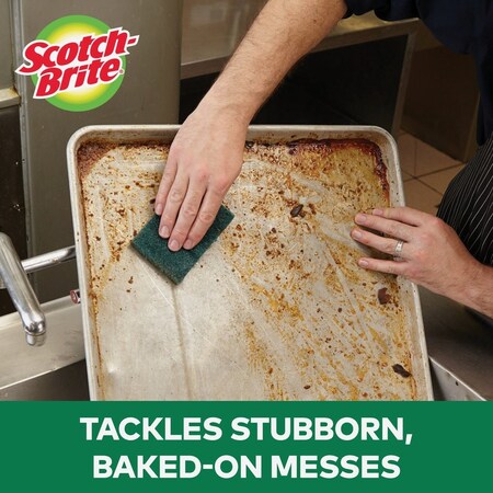 Scotch-Brite Hvy Dty Scour Pad 6''x3.8 In., 3PK 223-10