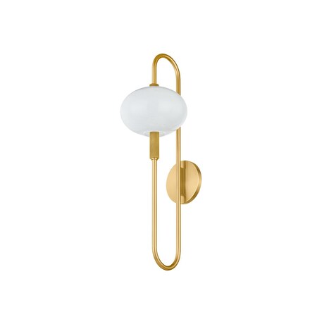 Mitzi Delphine 1 Light Wall Sconce 7 In. Aged Brass H896101-AGB