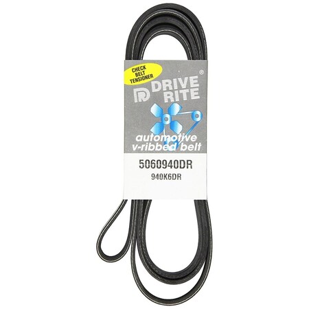 Dayco 5060940DR V-Ribbed Serpentine Belt for 2013 Chevy Traverse D35-5060940DR