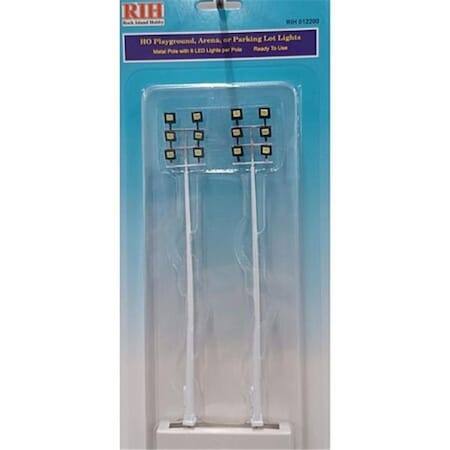 Rockisland 6 LED HO Scale Park, Arena & Parking Lot Light RIH012200