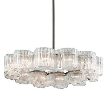 Corbett Lighting Circo 12 Light Chandelier 45.5 In. Warm Silver Leaf 240-412-WSL