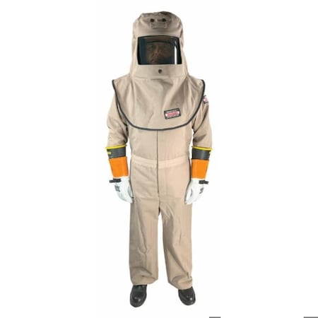Cementex 40Cal Coverall Kit w/Vent: 2X0 with Class 0 Glove Kit HRC4-CKV-2X0