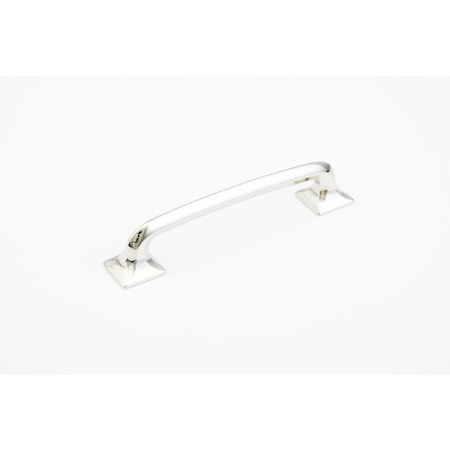 Schaub 5in Center to Center Northport Square Cabinet Pull Polished Nickel Finish 216-PN