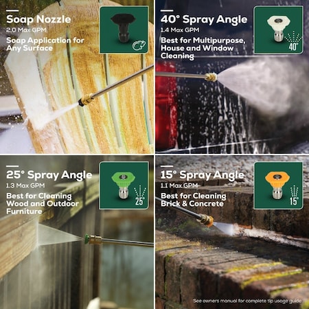 Greenworks 3000 PSI 2.0 GPM Cold Water Corded Electric Pressure Washer 5113902