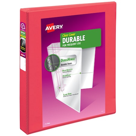 Avery Durable View 3 Ring Binder, 1 in Ring 17293