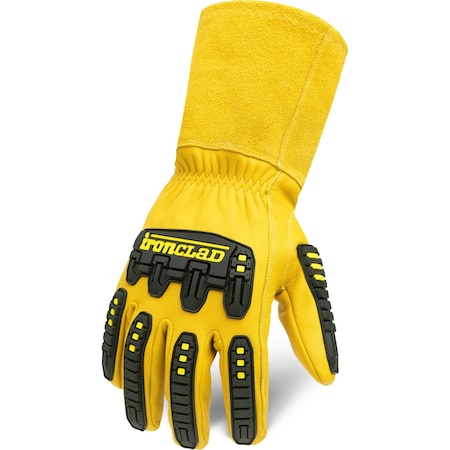 Ironclad Performance Wear Leather Drivers Gloves, Extended Gauntlet, Keystone Thumb, Gunn Cut, 2XL 1 PR ILD-IMPC3L-06-XXL