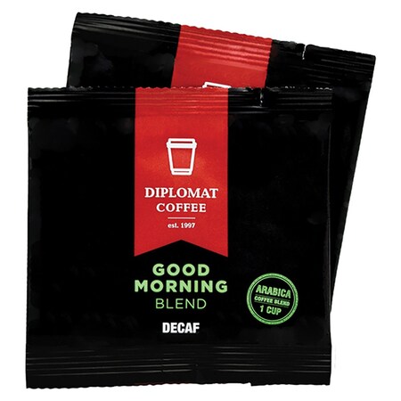Diplomat Coffee Good Morning Blend- 1 cup decaf, 100cs, 100PK C-CF-GM-1D-100