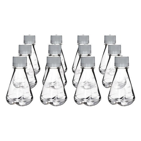 Eisco Scientific Erlenmeyer Flask, Colorless, 141 mm H, PK12 CH5262PK12