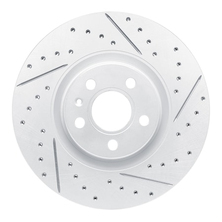 Dynamic Friction Co DFC Geoperformance Rotor - Drilled and Slotted 830-27059R