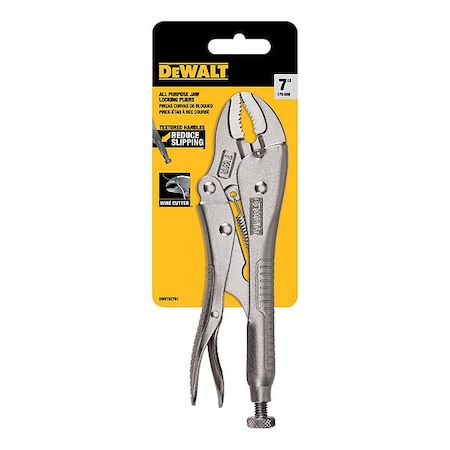Dewalt Pliers, Locking, 7WR DWHT82791