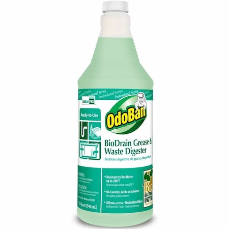 Odoban Bio Grease and Waste Digester, 32oz, PK12 928062-Q12