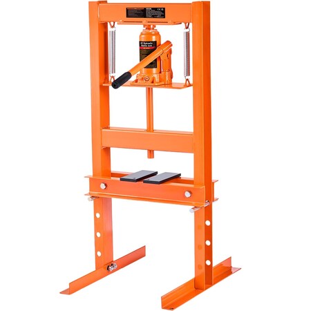Vevor Hydraulic Shop Press 6 Ton with Press Plates H-Frame Benchtop Press Stand ZX0901 6T