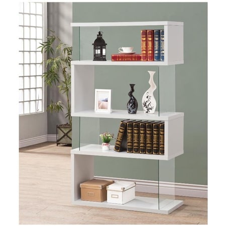 Coaster Co Of America H-STORAGE-BOOKCASE WHITE 800300