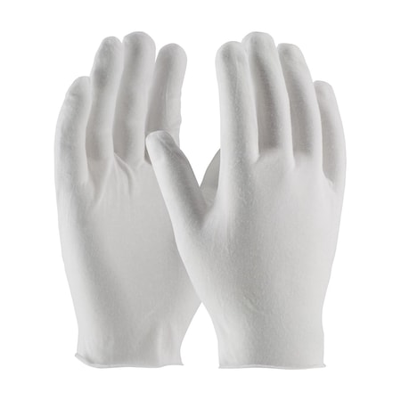 Cleanteam Economy, Light Weight Cotton Lisle / Polyester Inspection Glove with Unhemmed Cuff, Ladies', 12PK 97-511