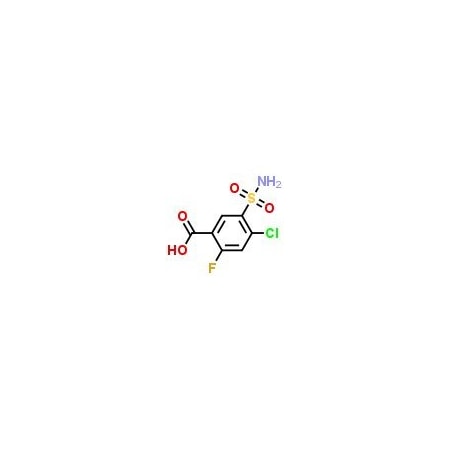Ak Scientific 4-Chloro-2-fluoro-5-sulfamylbenzoic acid (5g), CAS 4793-22-0 A257-5g