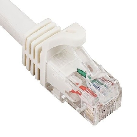 Sanoxy 25ft Cat6a 600 MHz UTP Snagless Ethernet Network Patch Cable, White SNX-CBL-LDR-C6110-8025