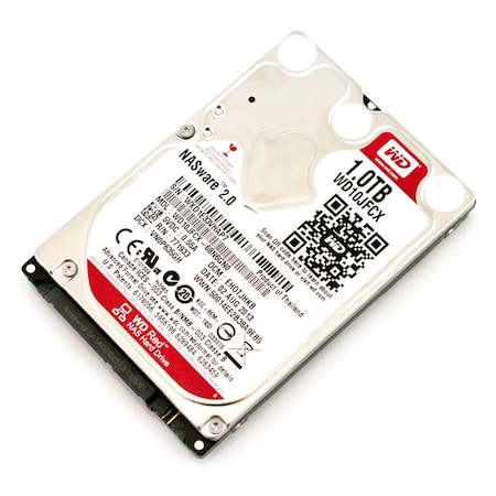 Wstrn Dig Western Digital, Red, NAS, 1TB, 2.5 in. , Internal Hard Drive, Desktop, 16 MB Buffer WD10JFCX