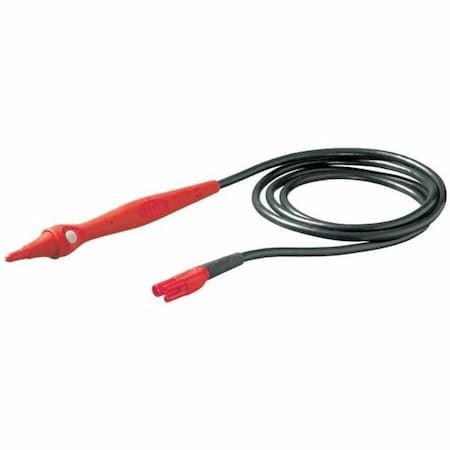 Fluke Remote Control Probe, 2mm or 4mm Banana Plugs, 5 ft. 2", PVC, Red TP165X