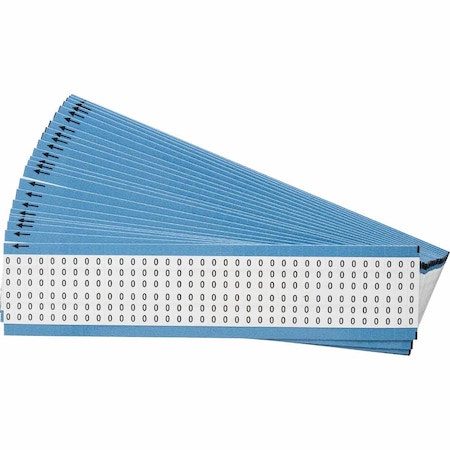 Brady Alphabetical Vinyl Cloth Upper Case Wire Marking Cards, Pack of 25 Cards, 25PK WM-O-PK