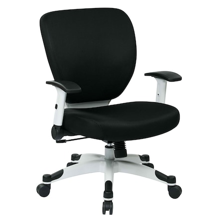 Space Seating Pulsar Padded Seat Managers Chair, Black 5200W-3