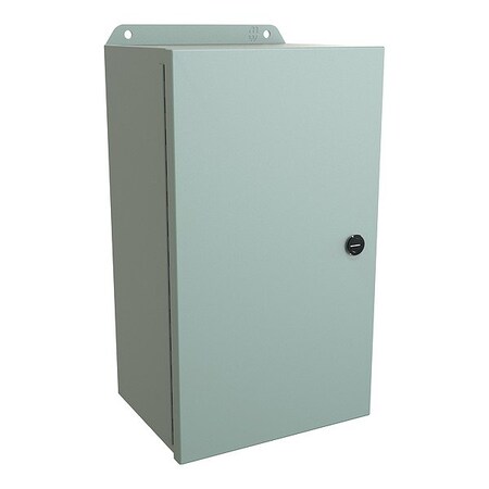 Hammond Latches Electrical Enclosure, 14 in H, 6 in D, 8 in W, 12, 13, 3R, 4, Steel EJ1486