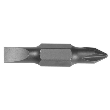 Klein Tools Replacement Bit. No 1 Phillips, 3/16-Inch Slotted, PK2 32482